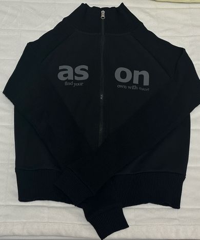 MUSINSA公式 | ASON SALT ZIP-UP / BLACK