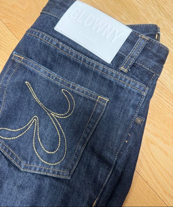 MUSINSA公式 | GLOWNY THE RODEO JEANS (DEEP BLUE)