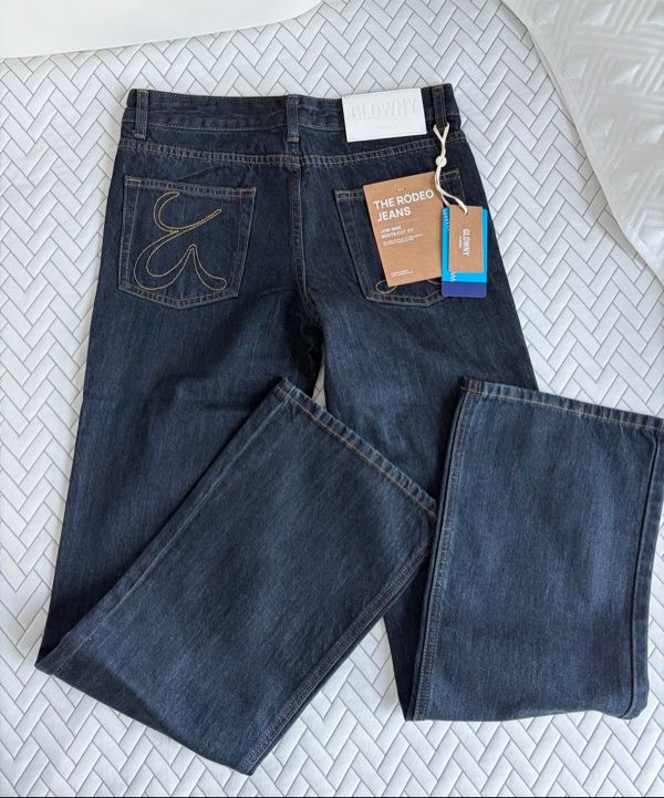 MUSINSA公式 | GLOWNY THE RODEO JEANS (DEEP BLUE)