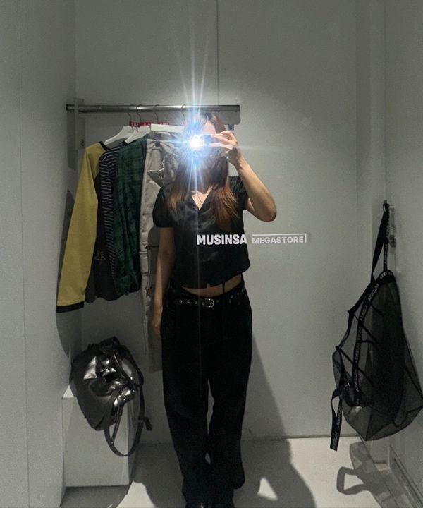 MUSINSA公式 | MUSINSA STANDARD WOMAN ウィメンズドットパフスリーブ