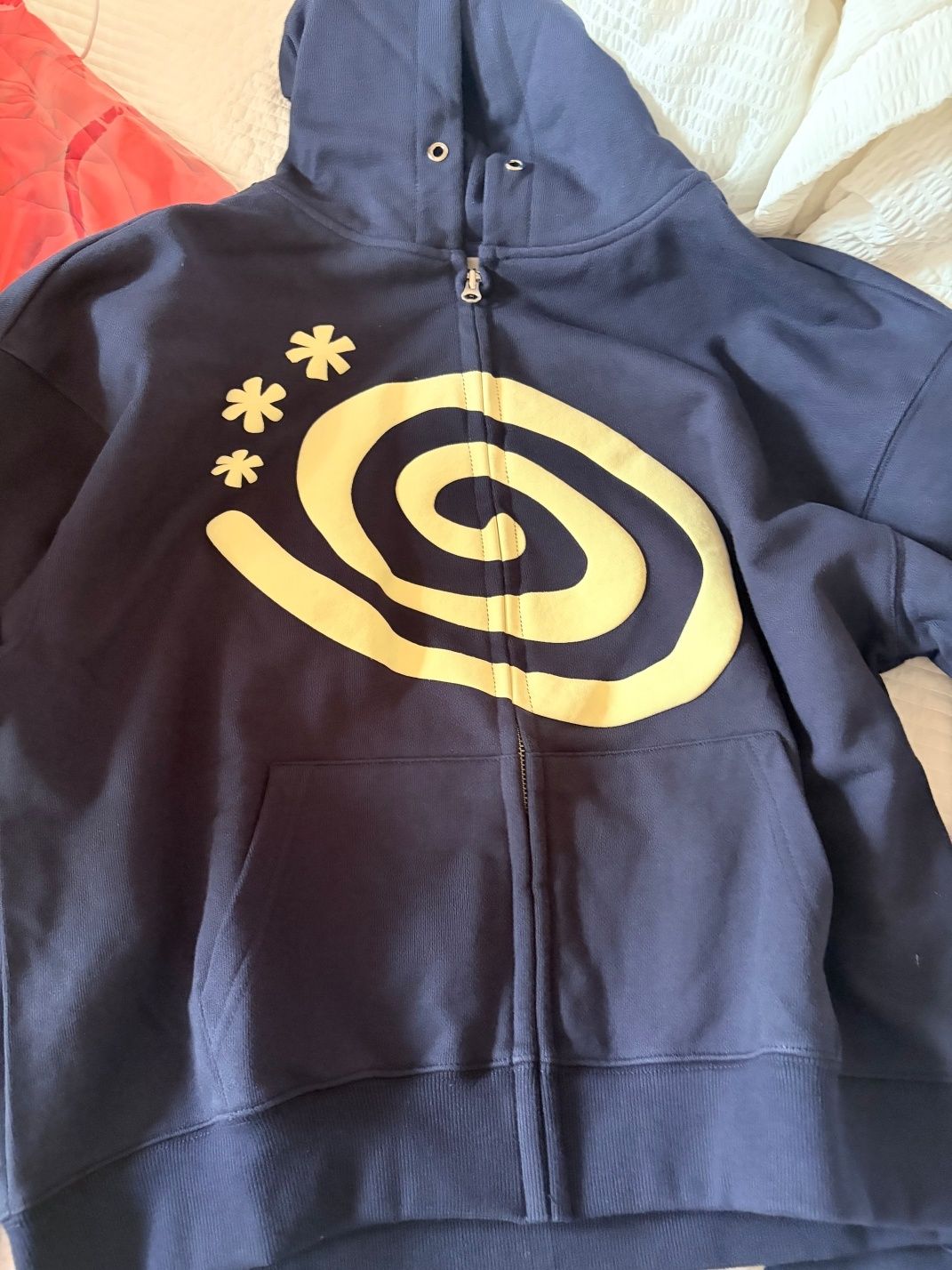 MUSINSA | AMOU Molly Hoodie Zip Up NAVY