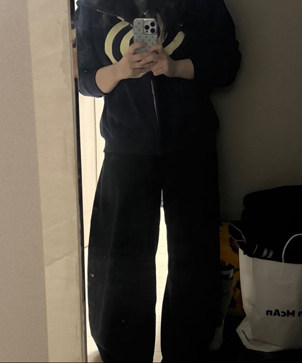 MUSINSA | AMOU Molly Hoodie Zip Up NAVY