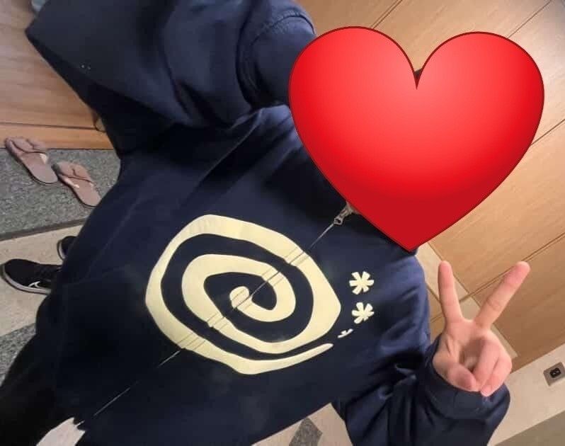 MUSINSA | AMOU Molly Hoodie Zip Up NAVY
