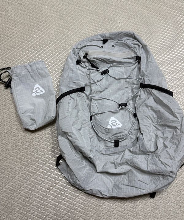 MUSINSA | HEISAN Ultra-light Compact Pocket Bag V2 Nylon Light Gray