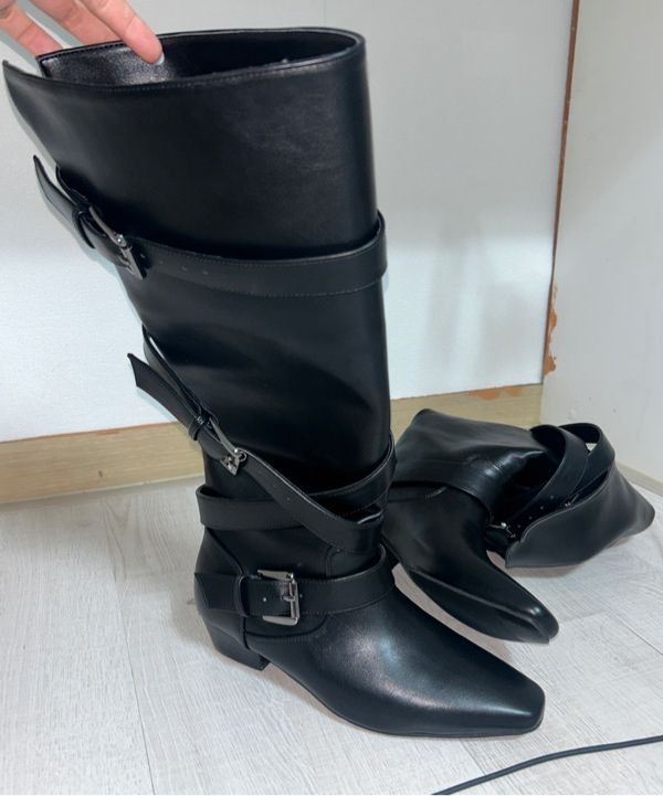 MUSINSA | KOMOREBI MUSEUM [Detachable Buckle] 3way Slim Toe Buckle