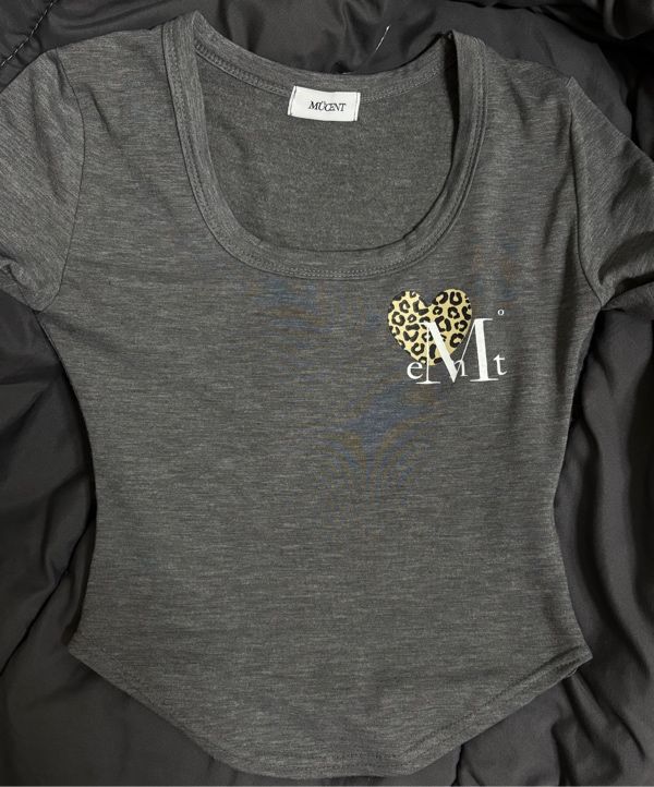 MUSINSA公式 | MUCENT シエラヒョピハートUネックローリング長袖T