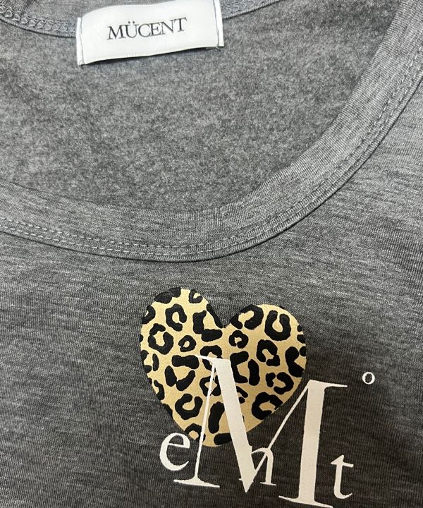 MUSINSA公式 | MUCENT シエラヒョピハートUネックローリング長袖T