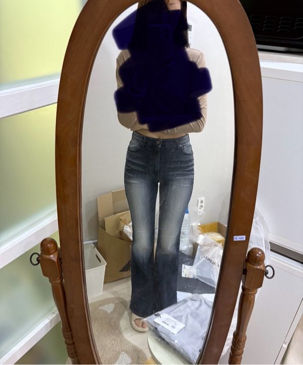 MUSINSA | SYNERJYN DUST WASHING DENIM PANTS BLUE