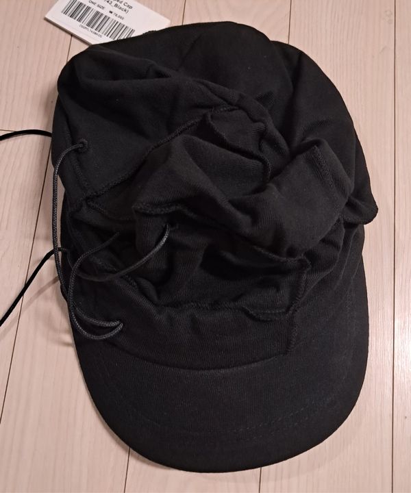 MUSINSA | FLAREUP Soi Draped Cap (FL-743_Black)