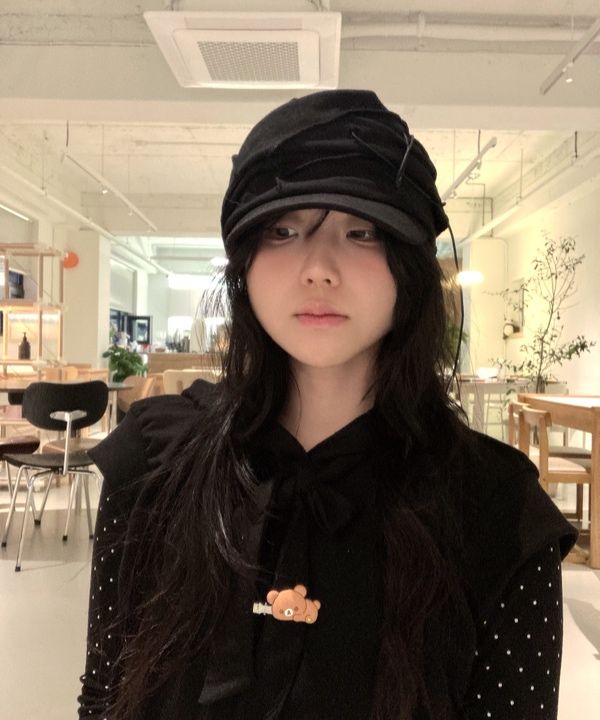 MUSINSA | FLAREUP Soi Draped Cap (FL-743_Black)