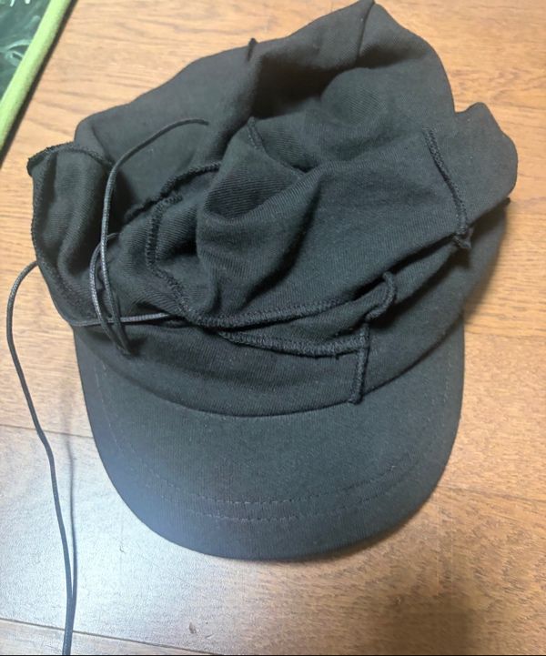 MUSINSA公式 | FLAREUP Soi Draped Cap (FL-743_Black)