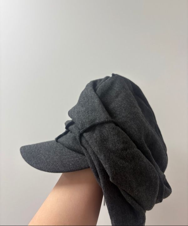 MUSINSA | FLAREUP Soi Draped Cap (FL-743_Charcoal)