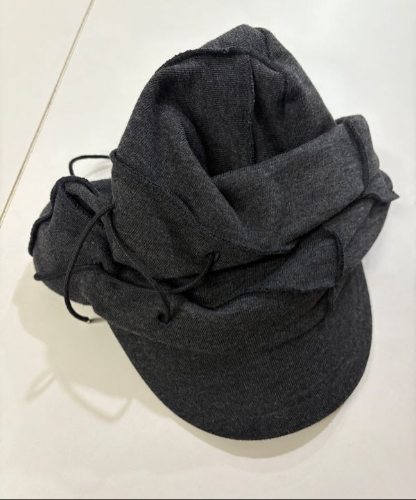MUSINSA | FLAREUP Soi Draped Cap (FL-743_Charcoal)