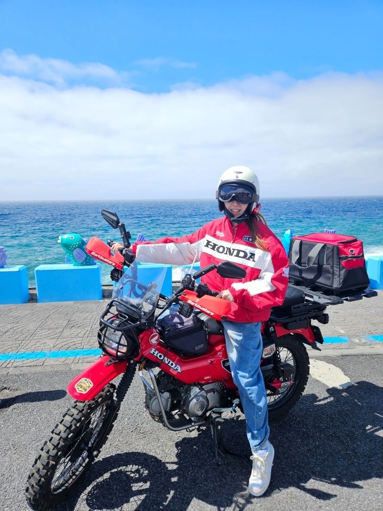 MUSINSA公式 | PHYPS MOTORCYCLE Piping Motorcycle Blouson Jacket Red
