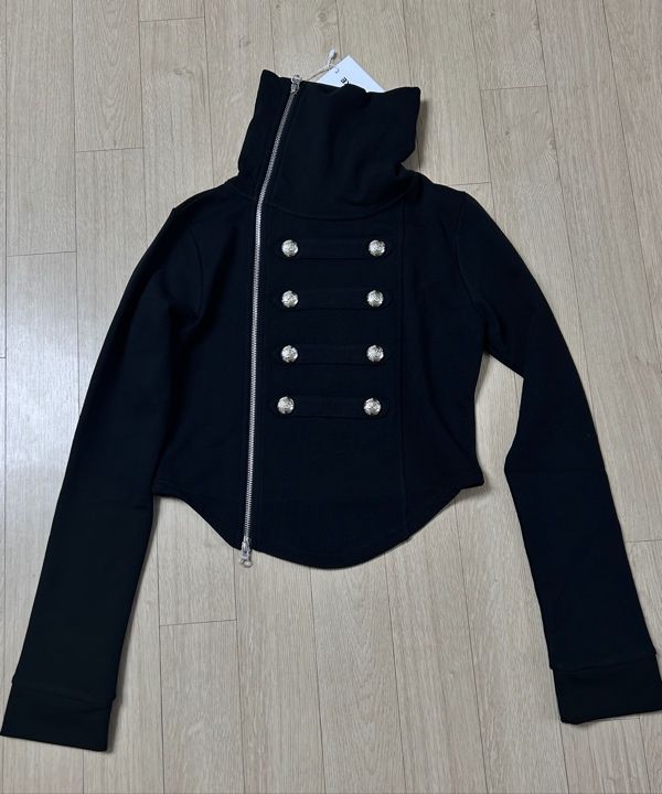 MUSINSA公式 | SETUPEXE NAPOLEON HIGH-NECK JACKET / BLACK
