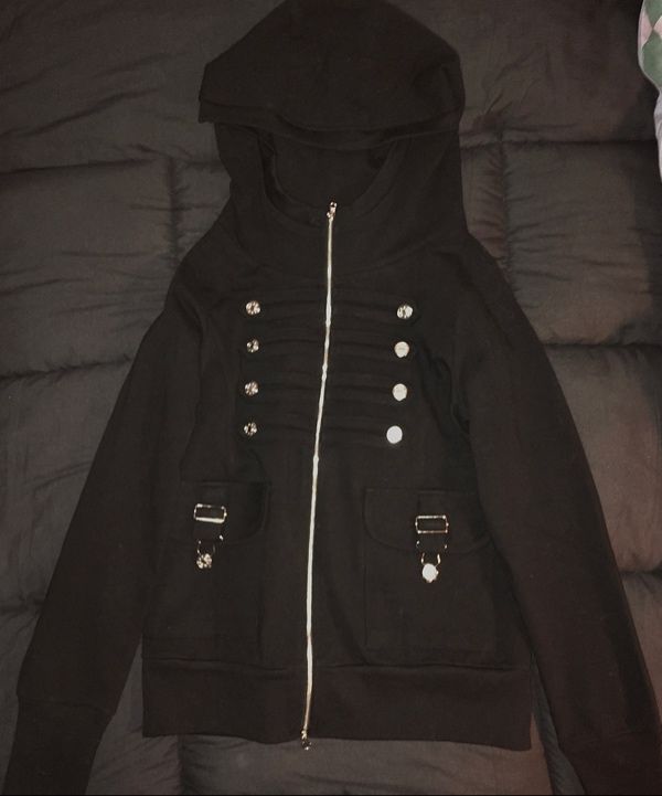러브이즈트루(LUVISTRUE) EL PIRATE HOOD ZIP UP(BLACK) - 사이즈