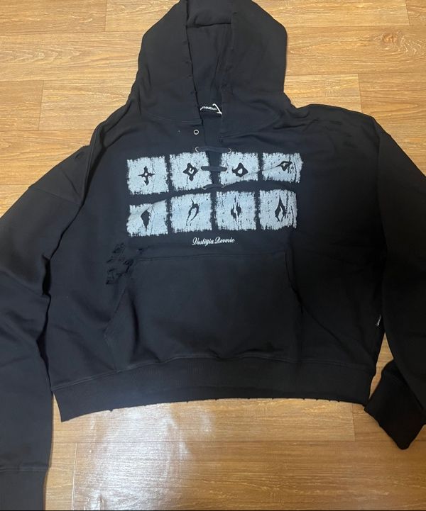 トップス NOT4NERD Dying Ember Slit Pullover Hood MUSINSA | NOT4NERD Dying Ember Slit Pullover Hood - Black