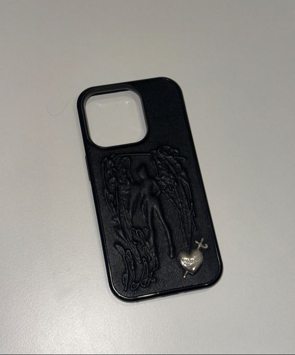 MUSINSA | KASHIKO Angel Heart Case Black