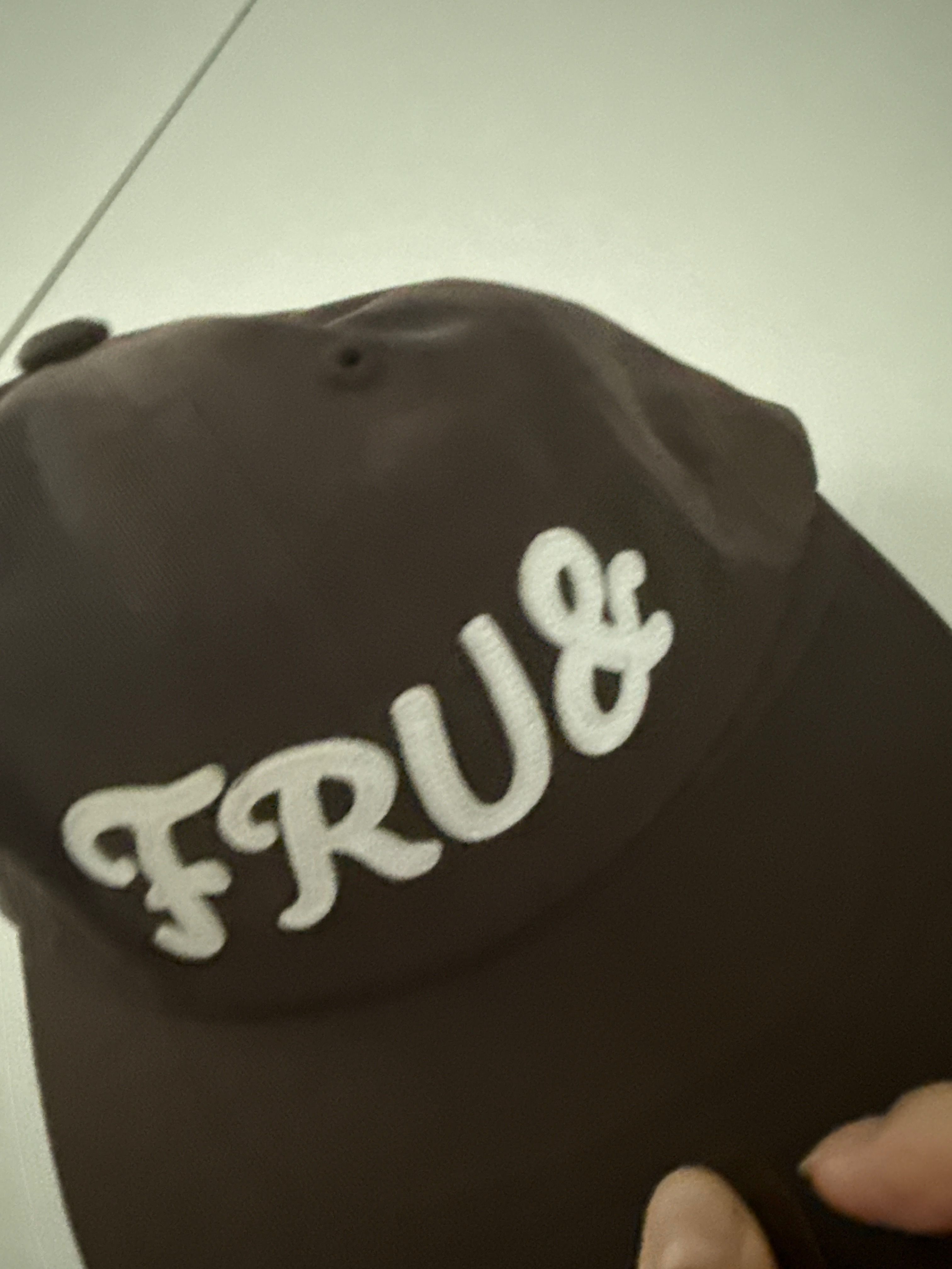 MUSINSA公式 | FRUAND FRU& STITCH LOGO CAP_BROWN