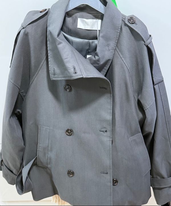 MUSINSA | ASURA AUTHENTIC TRENCH JACKET (CHARCOAL)