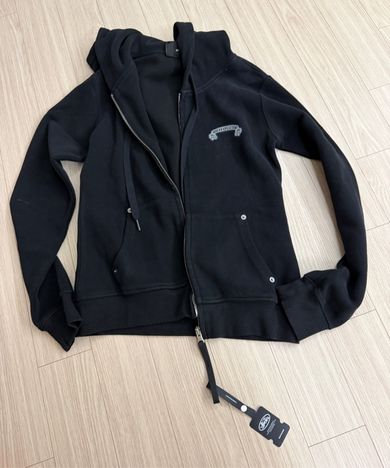 MUSINSA公式 | BADBLOOD Viper Slim-Fit Zip-Up Hoodie - Black