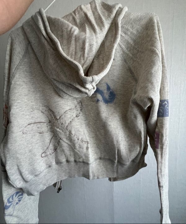 MUSINSA公式 | MATIN KIM SKETCH GRAFFITI WAFFLE HOODY ZIP UP IN