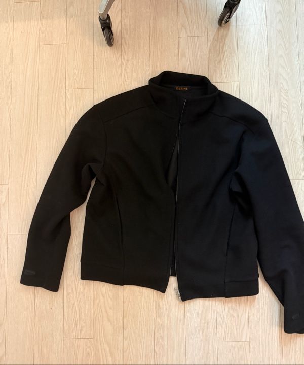 DEFINEワッフルトラックジップアップジャケットブラック MUSINSA | DEFINE Waffle Track Zip-Up Jacket Black