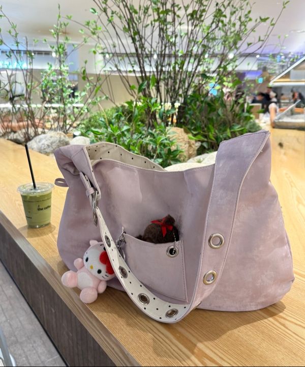 Leterie リバーシブルショルダーバッグ ピンク MUSINSA公式 | LETERIE BUCKLE REVERSIBLE SHOULDER BAG_PINK