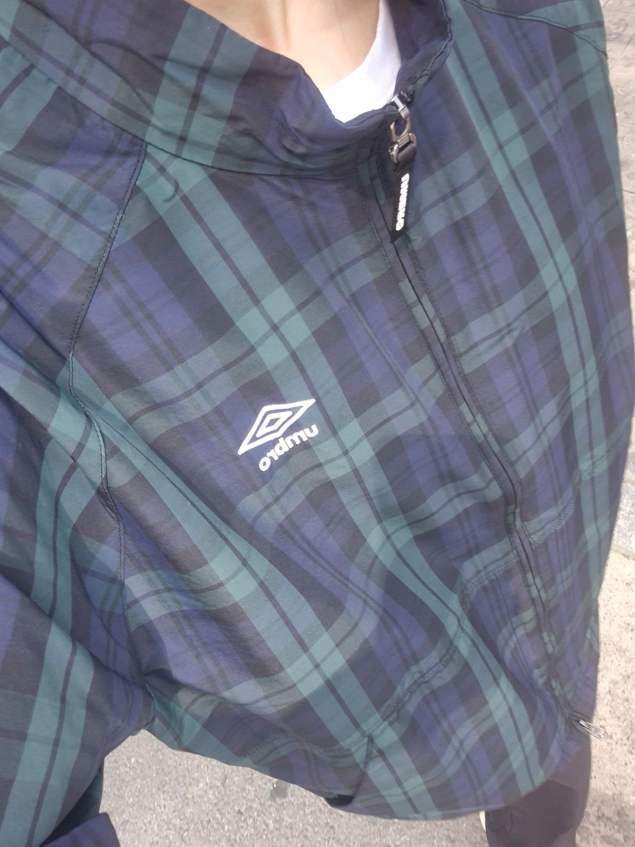 MUSINSA | UMBRO [Umbro x Asahi Hamada] Classic Stand Neck Check