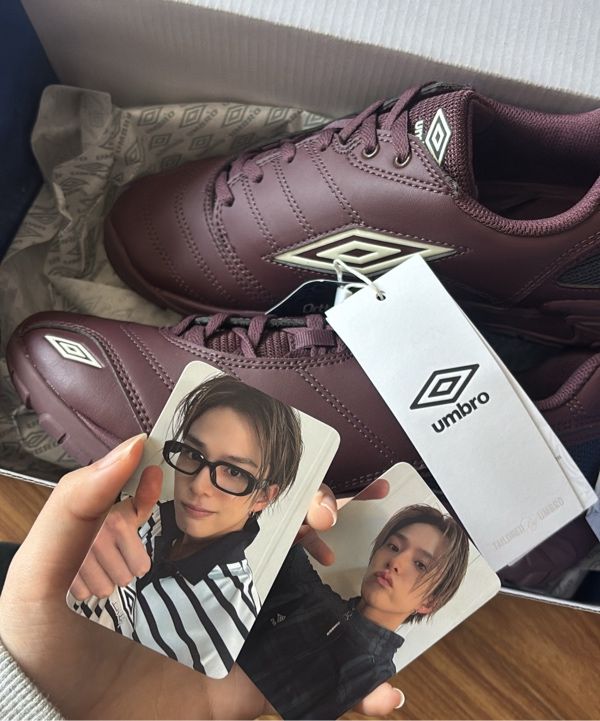 MUSINSA | UMBRO [Umbro x Asahi Hamada] CLEAT Burgundy UR222OTP41
