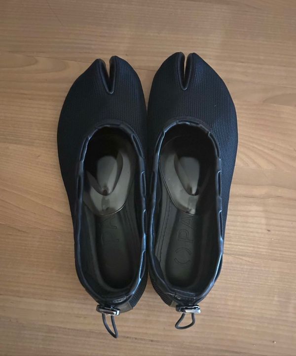 MUSINSA | PAES Mesh Air String Flat / Black