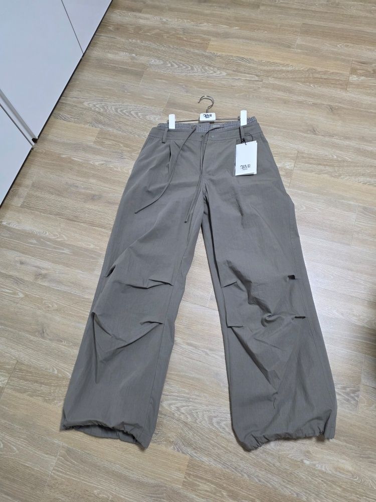 MUSINSA公式 | GROVE 26SS MADISON LAYERED PANTS (KHAKI)
