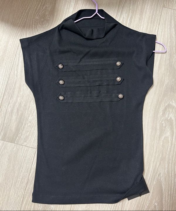 MUSINSA公式 | EUCT ナポレオンハーフネック半袖Tシャツ - ブラック