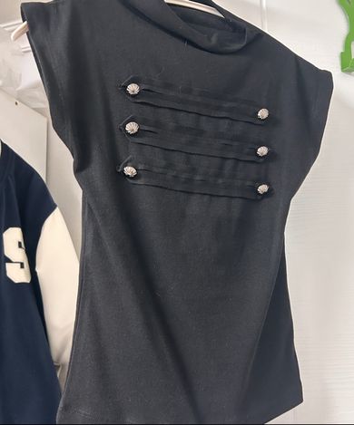 MUSINSA公式 | EUCT ナポレオンハーフネック半袖Tシャツ - ブラック