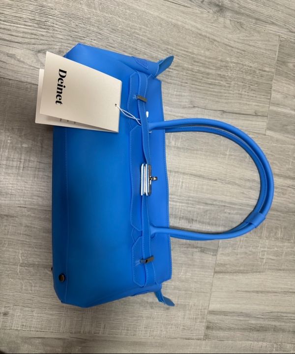 MUSINSA | DEINET JELLY TWO-WAY BAG IN BLUE