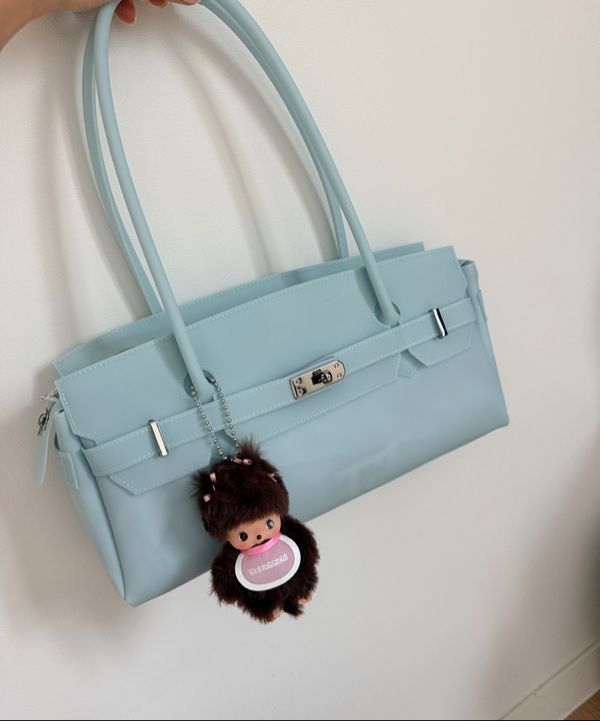 MUSINSA公式 | DEINET JELLY TWO-WAY BAG IN ICE BLUE