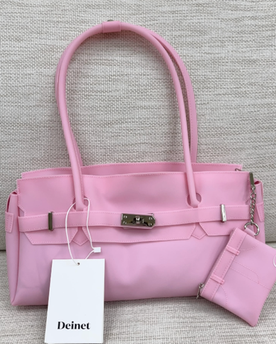 MUSINSA | DEINET JELLY TWO-WAY BAG IN PINK