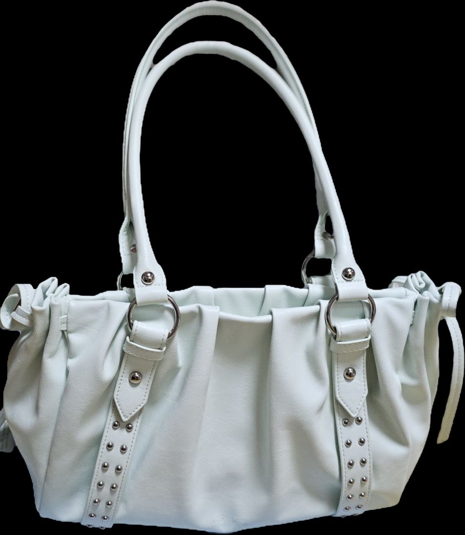 バッグ ALKIALKA Studded Ruched Bag (Mint) MUSINSA | ALKI ALKA Studded Ruched Bag (Mint)