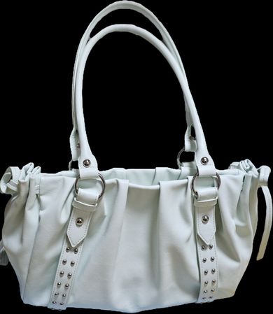MUSINSA公式 | ALKI ALKA Studded Ruched Bag (Mint)
