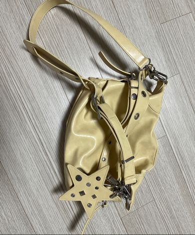 MUSINSA公式 | YEOMIM mini slouchy bag (lemonade)