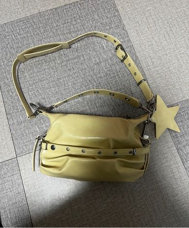 MUSINSA公式 | YEOMIM mini slouchy bag (lemonade)
