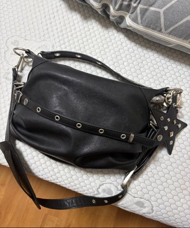 MUSINSA | YEOMIM mini slouchy bag (black)