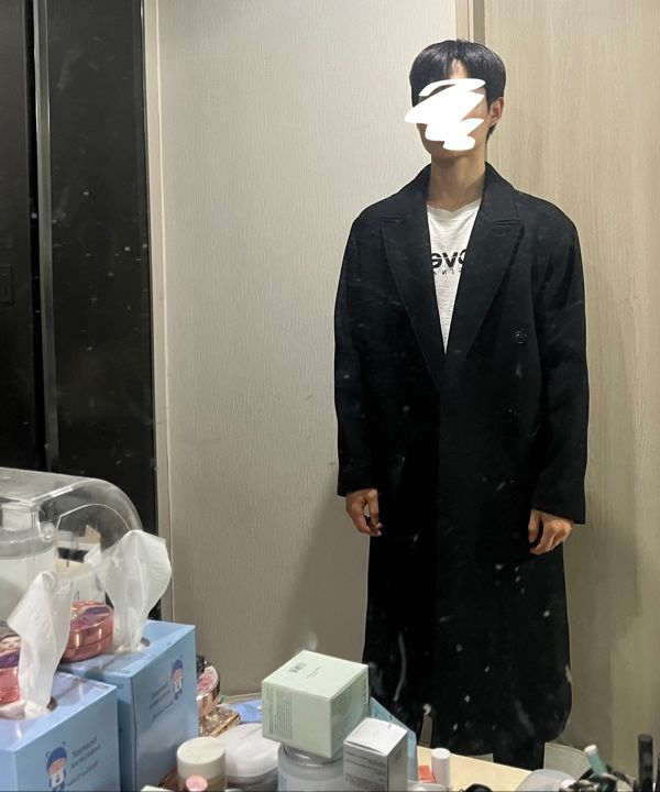 「美品」COOR MTR Overfit Double Long Coat MUSINSA | COOR MTR Overfit Double Long Coat (Black)