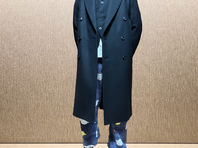 「美品」COOR MTR Overfit Double Long Coat MUSINSA | COOR MTR Overfit Double Long Coat (Black)