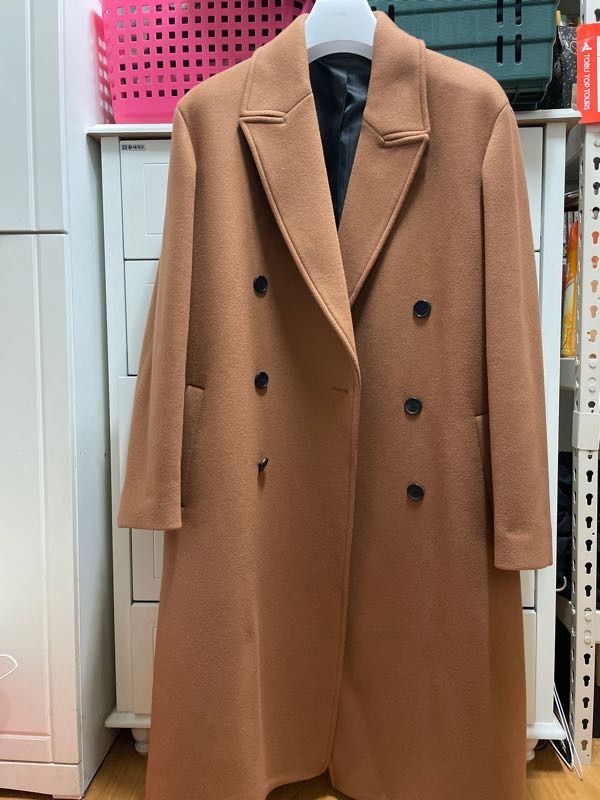 MUSINSA公式 | COOR MTR オーバーサイズダブルロングコート（メランジ