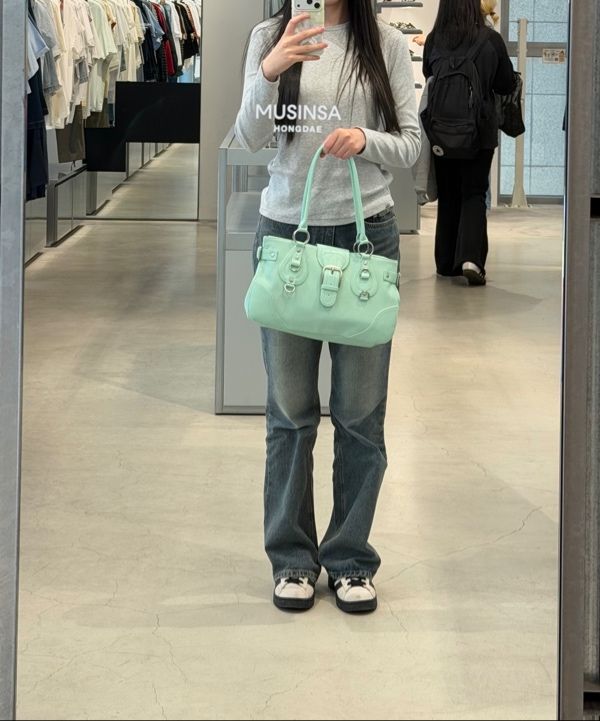 MUSINSA公式 | DIMANCHE Editor Bag (mint)