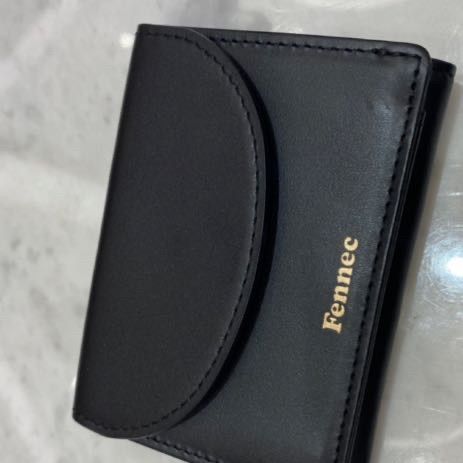 ★Fennec★ HALFMOON MINI WALLET BLACK FH1WT07BKF MUSINSA | fennec HALFMOON MINI WALLET - BLACK