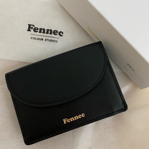 MUSINSA | fennec HALFMOON MINI WALLET - BLACK
