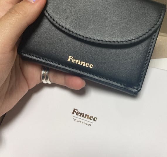 ★Fennec★ HALFMOON MINI WALLET BLACK FH1WT07BKF MUSINSA | fennec HALFMOON MINI WALLET - BLACK