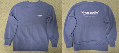 MUSINSA | VIVASTUDIO LOCATION CREWNECK [PASTEL BLUE]